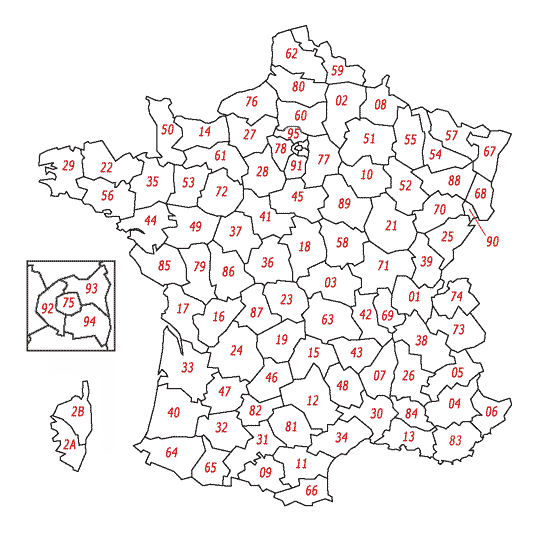carte France